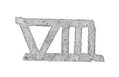 Artifact Drawing - Lead Water Line Marker